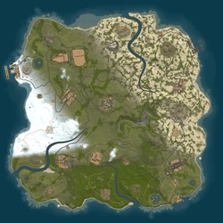 Rust map seed 1 world size 3400