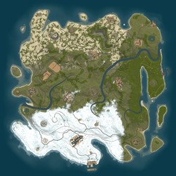 Rust map seed 1 world size 3975