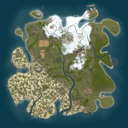 Rust map seed 1 world size 3350