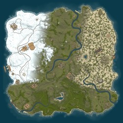 Rust map seed 1 world size 4250