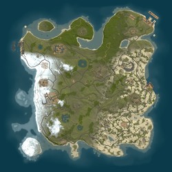 Rust map seed 1 world size 3000