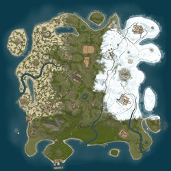 Rust map seed 1 world size 3875