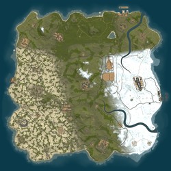 Rust map seed 1 world size 3700