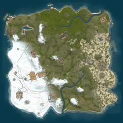 Rust map seed 1 world size 3750