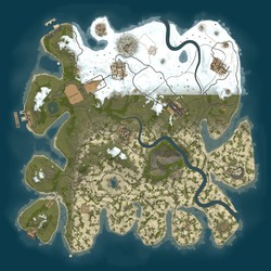 Rust map seed 1 world size 3500