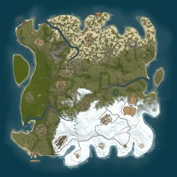Rust map seed 1 world size 3875