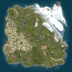 Rust map seed 1 world size 3500