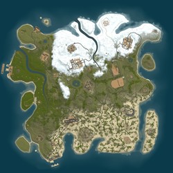 Rust map seed 1 world size 3500