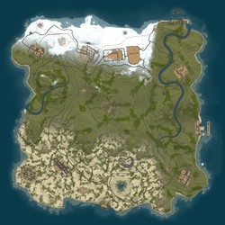 Rust map seed 1 world size 3250