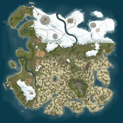 Rust map seed 1 world size 3500