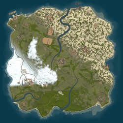 Rust map seed 1 world size 3300