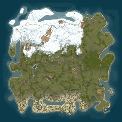 Rust map seed 1 world size 4250