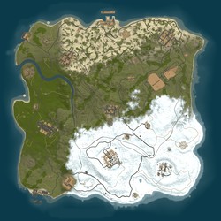 Rust map seed 1 world size 3250