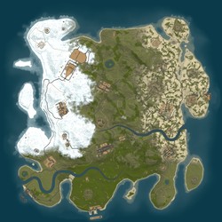 Rust map seed 1 world size 3700