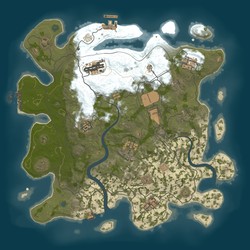 Rust map seed 1 world size 3650