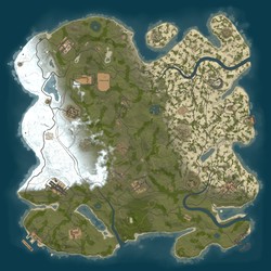 Rust map seed 1 world size 3850