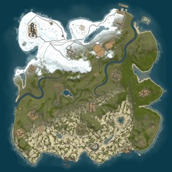 Rust map seed 1 world size 3650