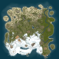 Rust map seed 1 world size 4000