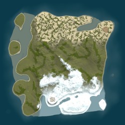 Rust map seed 1 world size 2900