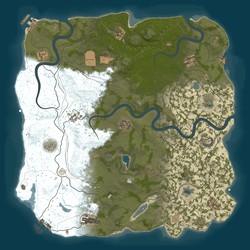Rust map seed 1 world size 4200