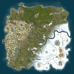 Rust map seed 1 world size 4000