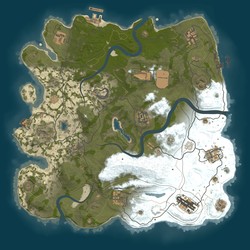 Rust map seed 1 world size 3500