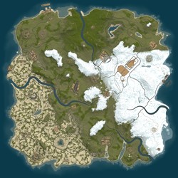Rust map seed 1 world size 4250