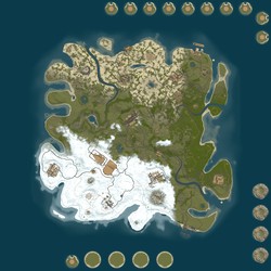 Rust map seed 1 world size 4950