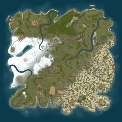 Rust map seed 1 world size 3800