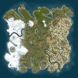 Rust map seed 1 world size 3650
