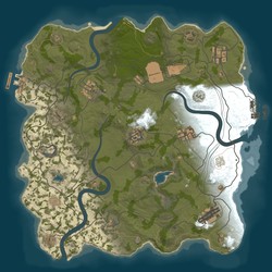 Rust map seed 1 world size 3300