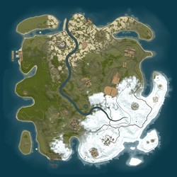 Rust map seed 1 world size 3500