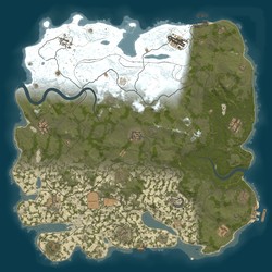 Rust map seed 1 world size 4250