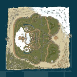 Rust map seed 1 world size 5750