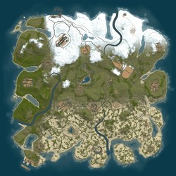 Rust map seed 1 world size 3800
