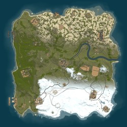 Rust map seed 1 world size 3250