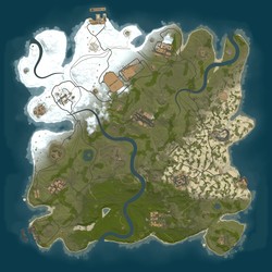 Rust map seed 1 world size 3500