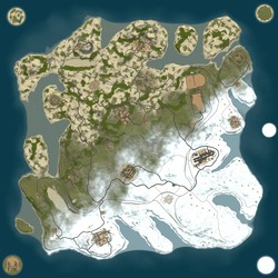 Rust map seed 1 world size 3750