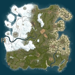 Rust map seed 1 world size 3750
