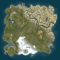 Rust map seed 1 world size 3500
