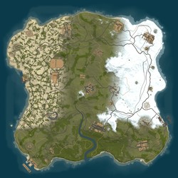 Rust map seed 1 world size 3400