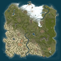 Rust map seed 1 world size 3750