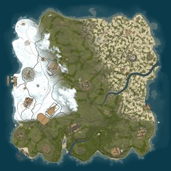 Rust map seed 1 world size 3700