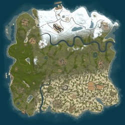 Rust map seed 1 world size 3650