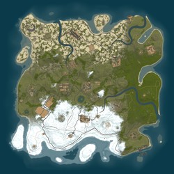 Rust map seed 1 world size 3800