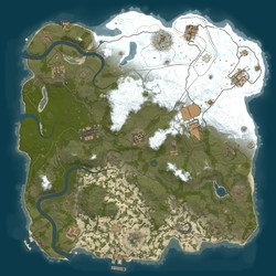 Rust map seed 1 world size 3750