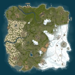 Rust map seed 1 world size 3500