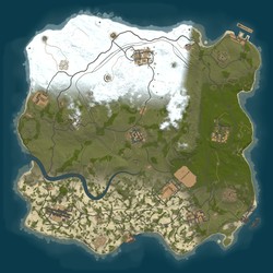 Rust map seed 1 world size 3250
