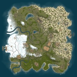 Rust map seed 1 world size 3650