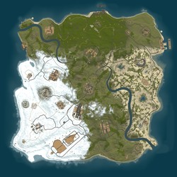 Rust map seed 1 world size 3500
